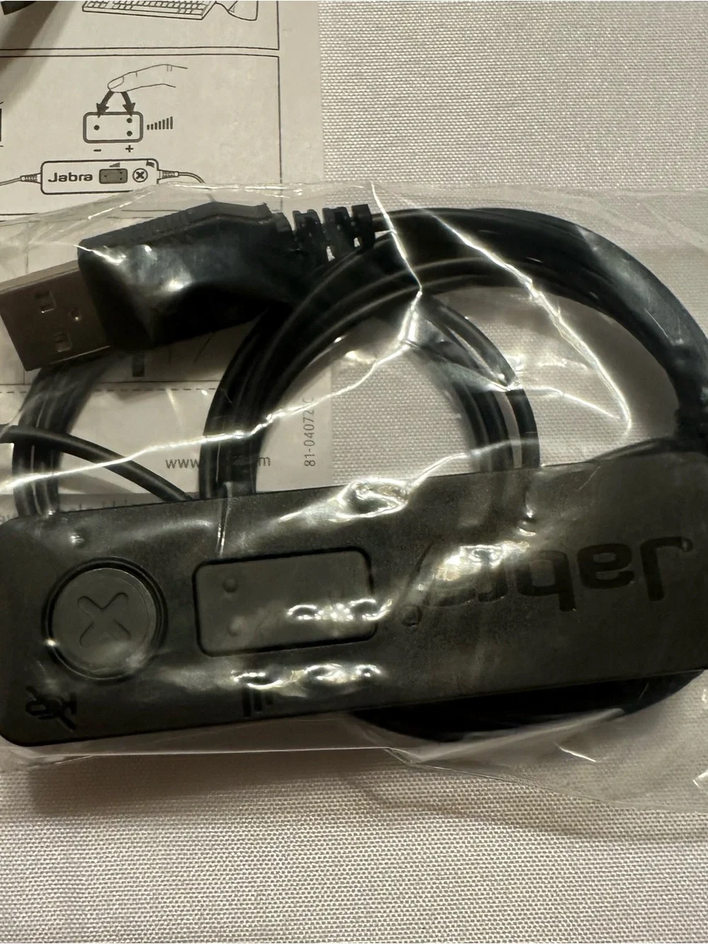 Jabra wired headset